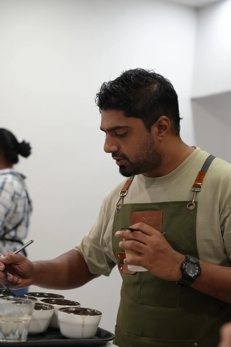 Scoring a cupping flight